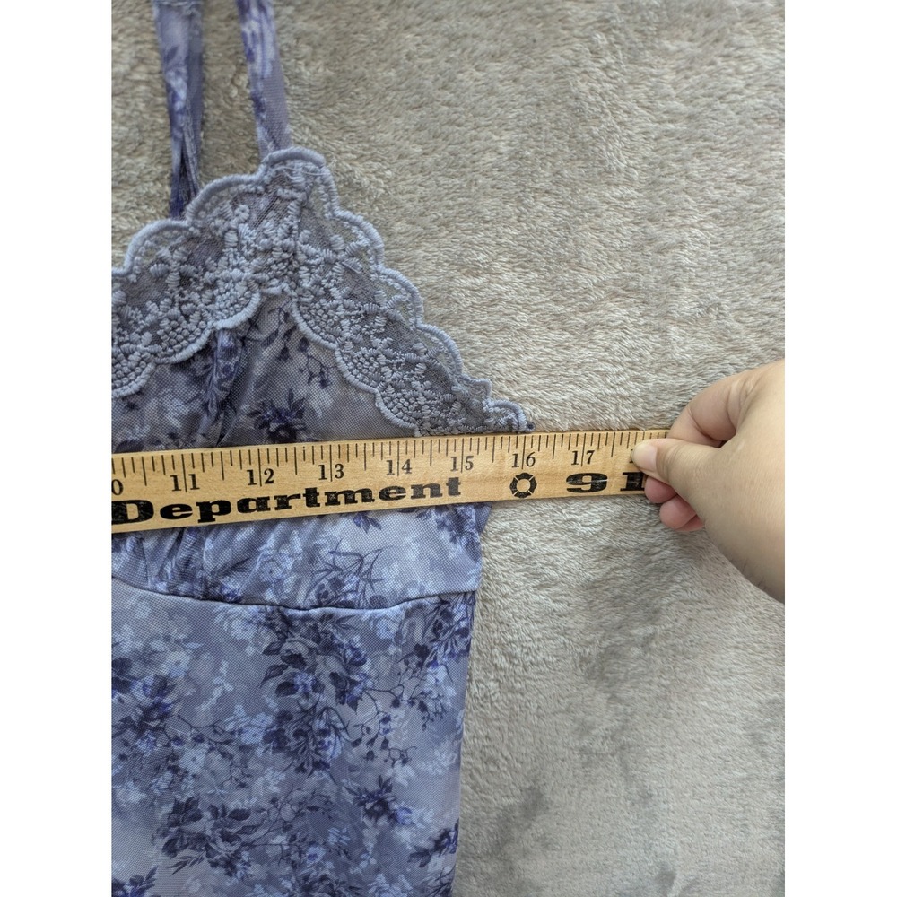 Y2K Maxi Slip Dress Women's Medium 8-10‎ Fairy Grunge 90s Cottagecore Feminine - Picture 7 of 11